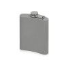 Фляжка 240 мл Remarque soft touch, 304 сталь, светло-серый