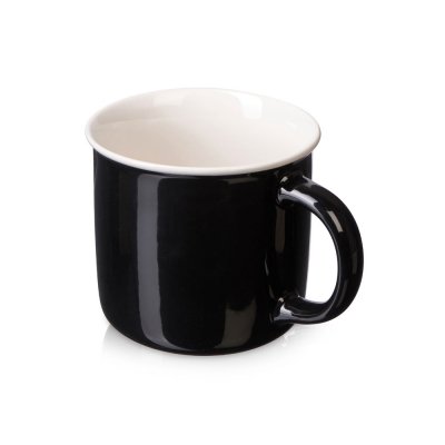 Кружка с каймой Countryside M, черный 410ml