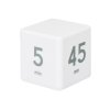 Таймер для тайм-менеджмента Time Capsule на 5-15-25-45 минут, софт-тач, белый