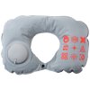 Подушка под шею с помпой Push, серый (термотрансфер) Подушка под шею с помпой Push, серый (термотрансфер)