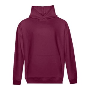 Худи унисекс STAN оверсайз футер без начёса 350, 66, Бордовый