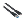 Кабель USB Type C 3.0 – Type A 1,2 м, черный