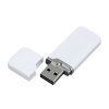 USB 2.0- флешка на 16 Гб с оригинальным колпачком, белый