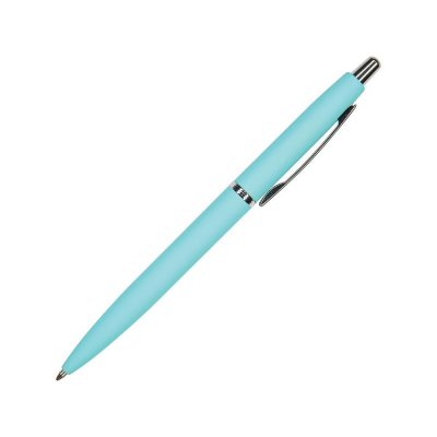 Ручка металлическая шариковая San Remo, софт-тач, 1.0 мм, голубой