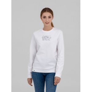 Свитшот «Три автора», белый Свитшот «Три автора», белый