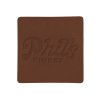 ПАТЧ КВАДРАТ nubuk (коричневый ) 5,5 х 5,5 см