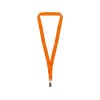 Ланъярд из RPET с клипом, оранжевый