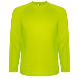 Спортивная футболка MONTECARLO L/S мужская, ФЛУОРЕСЦЕНТНЫЙ ЖЕЛТЫЙ L