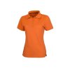 Calgary женская футболка-поло с коротким рукавом, оранжевый