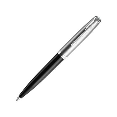 Ручка шариковая Parker 51 Core, черный, серебристый