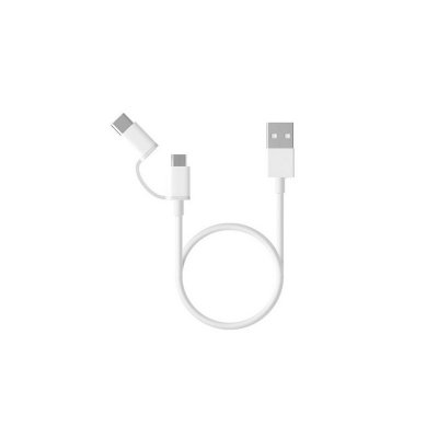 Кабель «Mi 2-in-1 USB Cable Micro-USB to Type C», 30 см