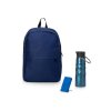 Подарочный набор с магнитным аккумулятором и бутылкой для воды Waterpower, синий