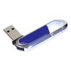 USB 2.0- флешка на 8 Гб в виде карабина, синий/серебристый