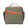 Изотермическая сумка-холодильник Neo Classic c контрастной молнией, серый/оранжевый