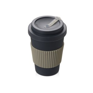 Термокружка Muffin из натуральных волокон, темно-серый