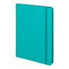 Бизнес-блокнот "RILY", формат А5,бирюзовый, блок в точку