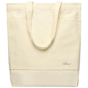 Сумка для покупок JETTA 325 г/м² с шильдом - самолёт, натуральный