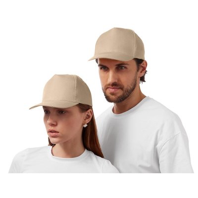 Бейсболка Poly 5-ти панельная 120 гр, песочный