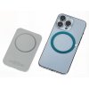 Магнитный беспроводной внешний аккумулятор MagnetIQ, 5000 mah, 10 W, серый Cool gray 7C