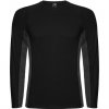 Спортивная футболка SHANGHAI L/S мужская, ЧЕРНЫЙ/ТЕМНЫЙ ГРАФИТ 2XL