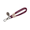 Брелок-браслет Bohemian c металлическим держателем для телефона, бургунди