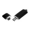 USB 2.0- флешка на 16 Гб классической прямоугольной формы, черный/серебристый