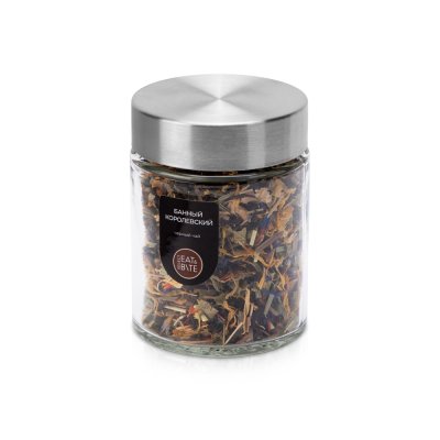 Чай черный, серия Essence,  банный королевский, стеклянная банка