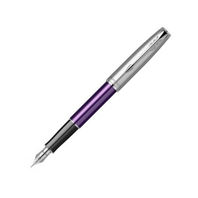 Ручка перьевая Parker «Sonnet Essentials Violet SB Steel CT», серебристый, фиолетовый