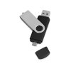 USB/micro USB-флешка на 16 Гб «Квебек OTG», черный