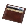 Картхолдер для 6 пластиковых карт с RFID-защитой Fabrizio, коричневый