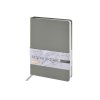 Ежедневник с каменной бумагой недатированный А5 Carrara, серый