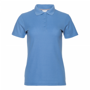 Рубашка поло женская 104W_Голубой (76)