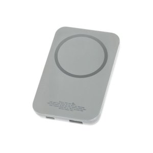 Магнитный беспроводной внешний аккумулятор MagnetIQ, 5000 mah, 10 W, серый Cool gray 7C