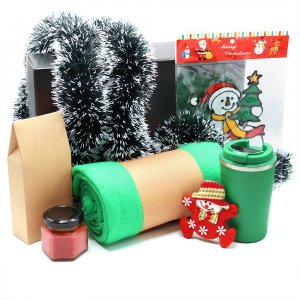 Подарочный набор Уют Box, зеленый Подарочный набор Уют Box, зеленый