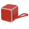 Портативная колонка Cube с подсветкой, красный