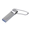 USB 3.0-флешка на 128 Гб с мини чипом и боковым отверстием для цепочки