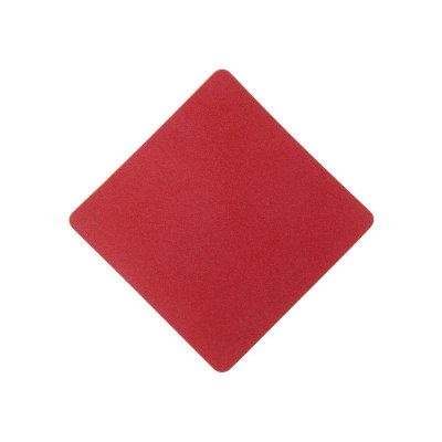 ПАТЧ РОМБ nubuk (красный) 7,6 х 7,6 см