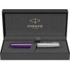 Ручка перьевая Parker «Sonnet Essentials Violet SB Steel CT», серебристый, фиолетовый