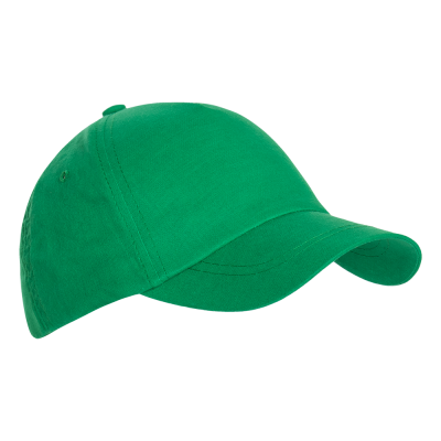 Бейсболка STAN 5 клиньев хлопок 130, 10U, Зелёный