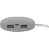 Внешний аккумулятор в форме камня Stone, 7800 mAh, серый