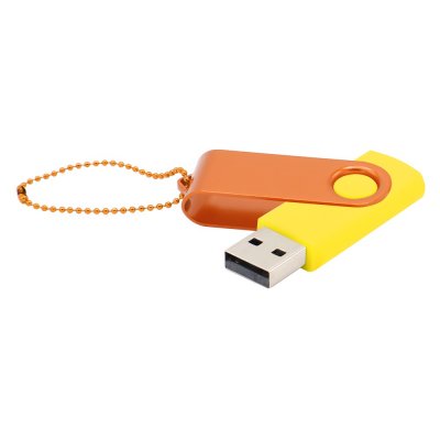 Флешка Designer To Go 2.0 USB 16Gb, желтый/оранжевый