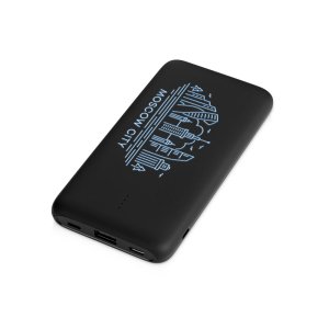 Внешний беспроводной аккумулятор с подсветкой лого Reserve X. 8000 mAh, черный Внешний беспроводной аккумулятор с подсветкой лого Reserve X. 8000 mAh, черный