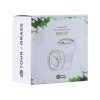 Силиконовый складной стакан GoCup, бежевый