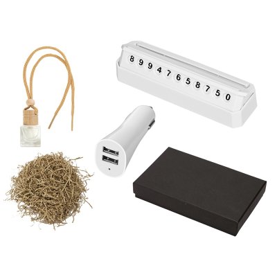 Подарочный набор с автовизиткой и адаптером