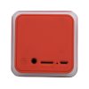 Портативная колонка Cube с подсветкой, красный
