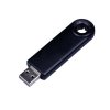 USB 3.0- флешка промо на 32 Гб прямоугольной формы, выдвижной механизм, черный