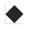 ПАТЧ РОМБ soft-touch (чёрный) 7,6 х 7,6 см