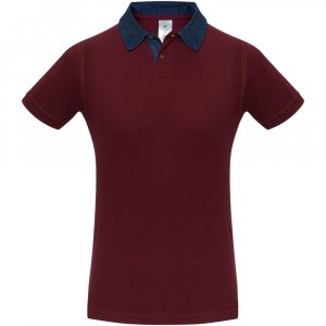 Рубашка поло мужская DNM Forward бордовая Рубашка поло мужская DNM Forward бордовая