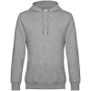Толстовка с капюшоном унисекс King, серый меланж