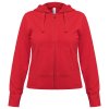 Толстовка женская Hooded Full Zip красная Толстовка женская Hooded Full Zip красная